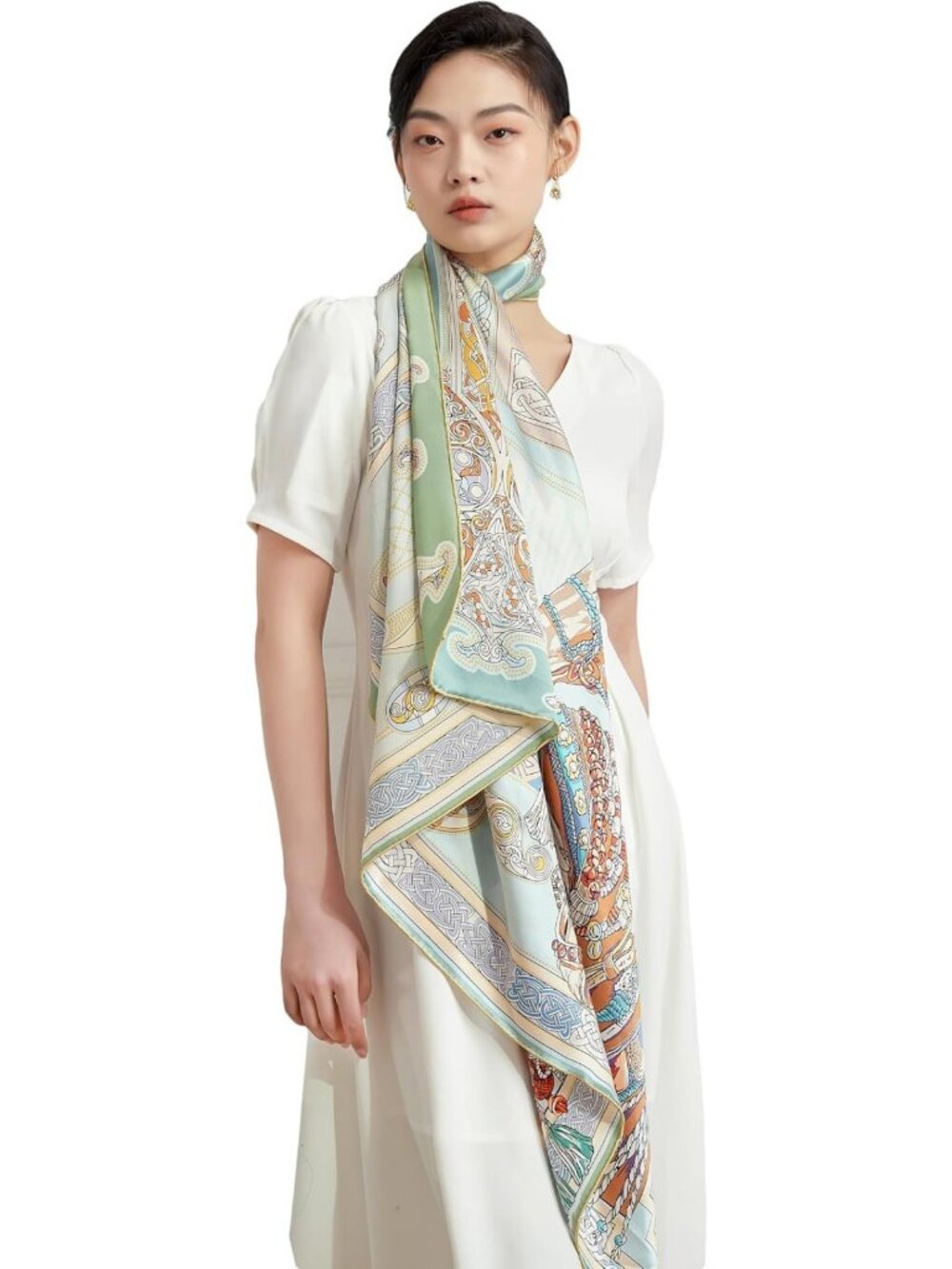 Luxurious 100% Silk Scarves - Extra-Large & XX-Large, Soft & Stylish Accessories